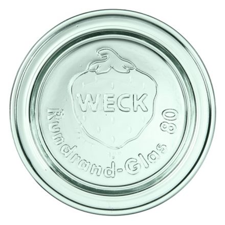 Glass lid 80 mm - pack. 6 pcs. - WECK