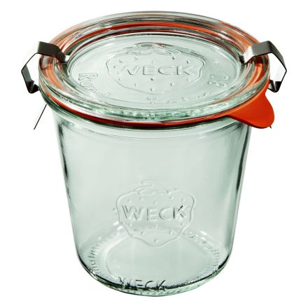 Jar STURZ 290 ml with lid , seal , 2 clamps - WECK