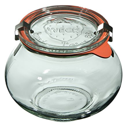 Jar SCHMUCK 560 ml with lid , seal , 2 clamps - pack. 6 pcs- WECK